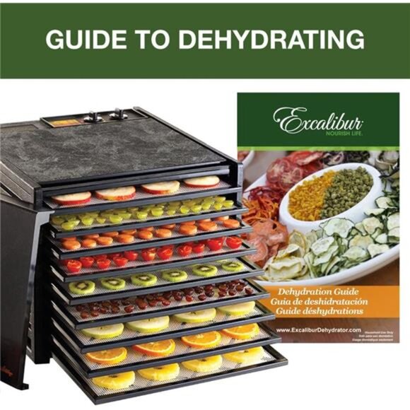 Electric Food Dehydrator Machine with 26-Hour Timer, Automatic Shut Off - Picture 6 of 7